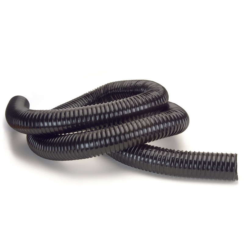 2-1/2" x 10' Polyurethane Dust Collection Hose - Black